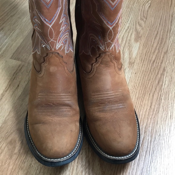 Brown Cowboy Boots (Tony Lama) - Picture 8 of 8